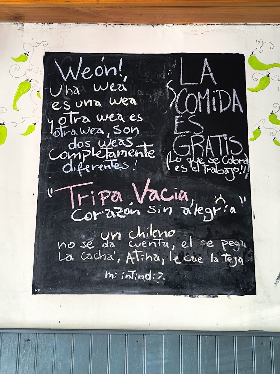 Menu Na Que Ver, Cocineria Chilena-4
