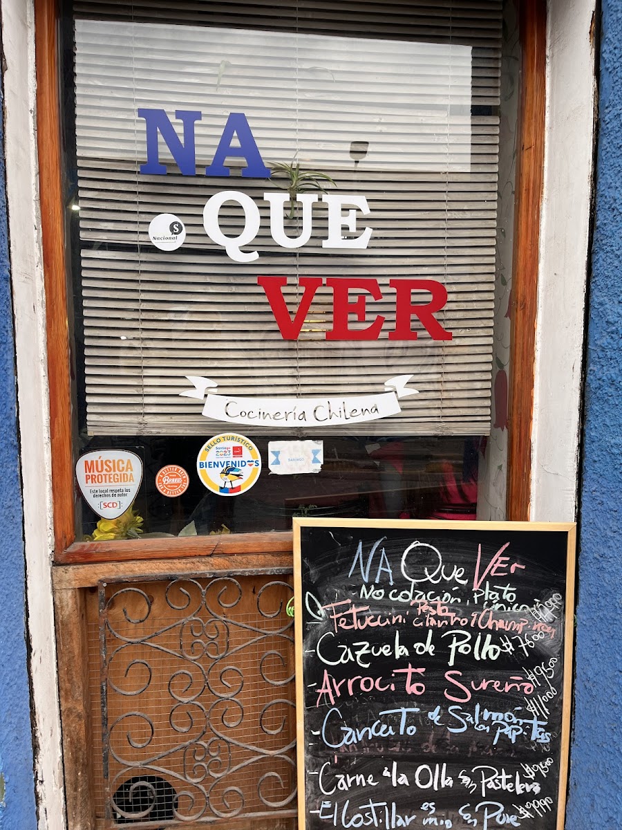Menu Na Que Ver, Cocineria Chilena-9